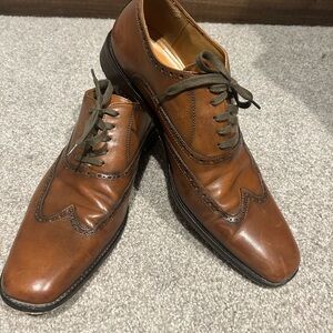 Classic Brown Leather Men's Dress Shoes